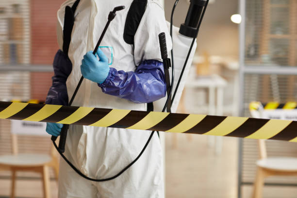 Professional Biohazard Cleanup technician working in Lizton, IN